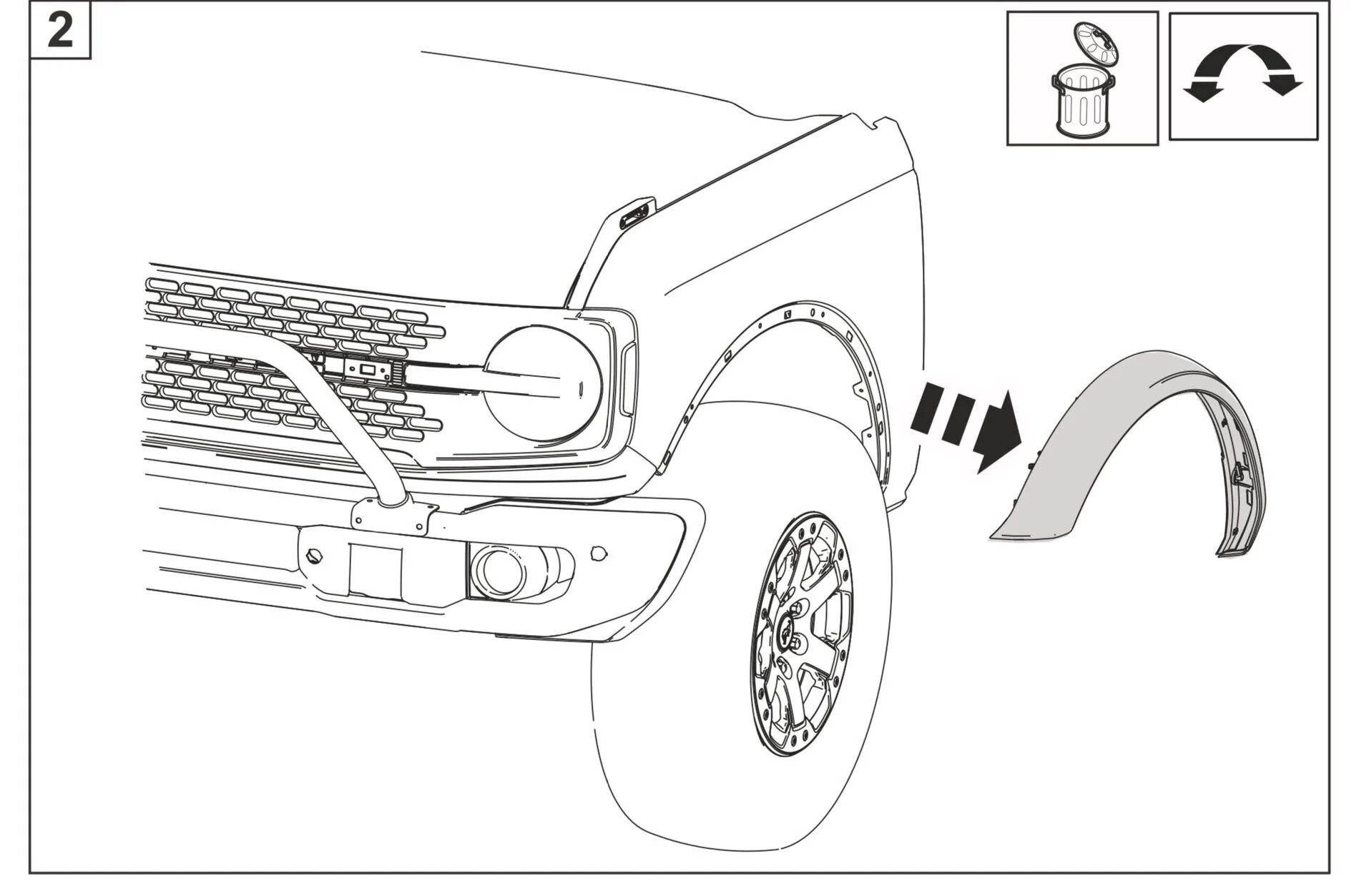Ford Bronco Some Accessories / Parts Installation Instructions Now Available for 2021 Bronco 1622762366400