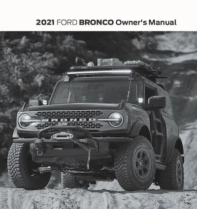 Ford Bronco Body color painted tops? owners manual 2021 ford bronco