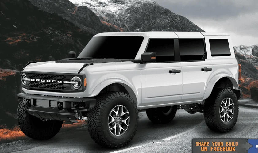 Ford Bronco White (Unfinished MOD) Top Spotted all white build