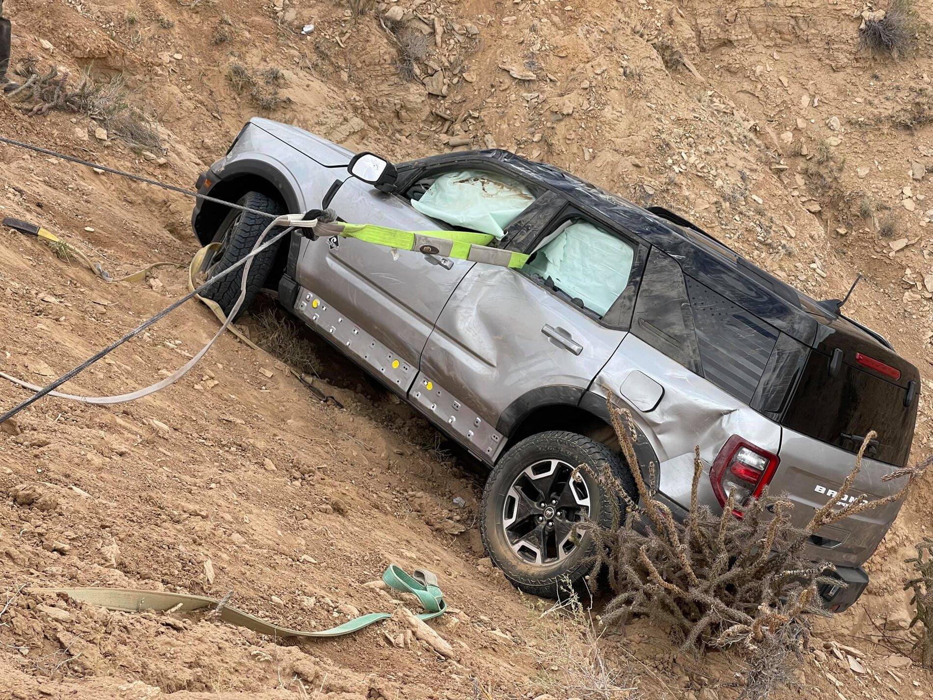 Ford Bronco Be careful out there. bbrollover3