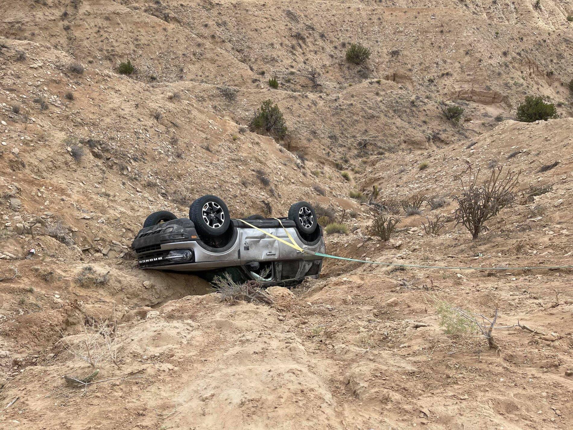 Ford Bronco Be careful out there. bbrollover