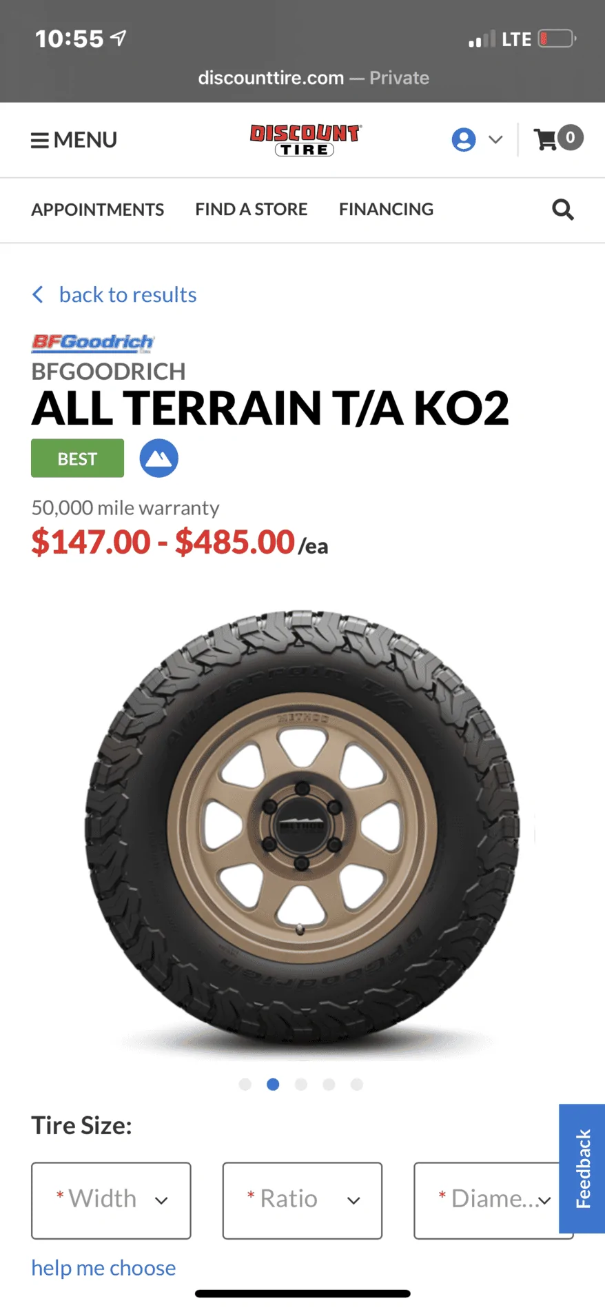 Ford Bronco Nitto ridge grappler vs BFG KO2 67848C44-0D14-489A-84C8-ABC8D28384B4