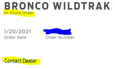 Ford Bronco Does 'My Reservations' page update once scheduled? Captur