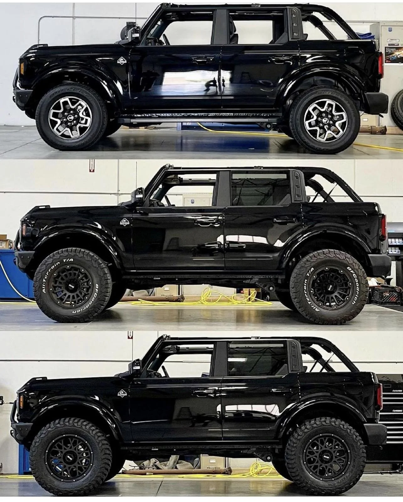 Ford Bronco 32’s vs 35’s vs 37’s mounted on Bronco Outer Banks with 4" lift 2021 Bronco 32%22 vs 35%22 vs 37%22 with 4%22 lift kit 2