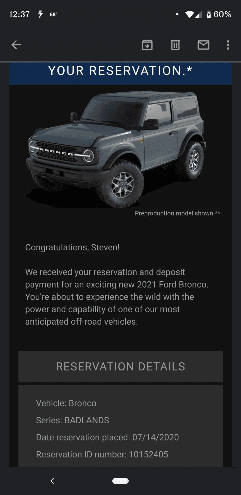 Ford Bronco Bronco Reservations Tracking List & Stats [Enter Yours!] Screenshot_20200718-003742