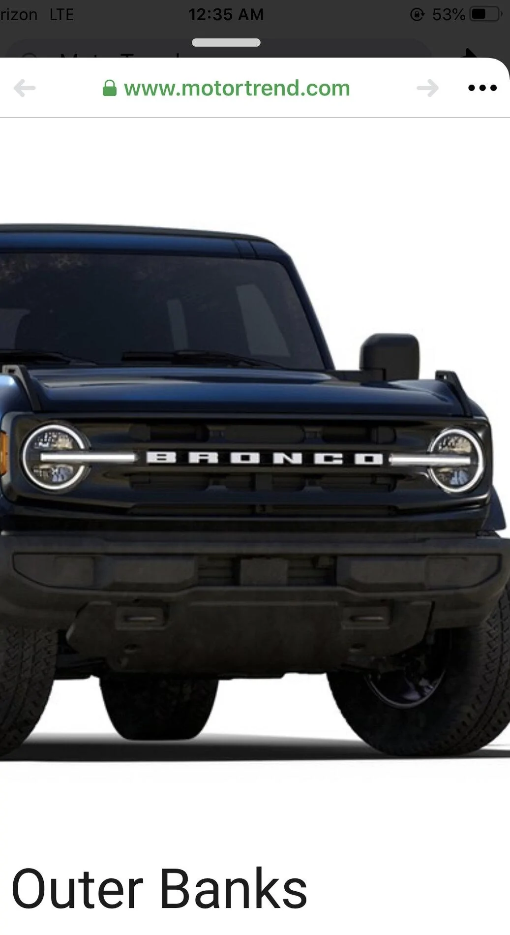 Ford Bronco Pics: Black Bronco Wildtrak (w/ Sasquatch Package) in Public Parking Lot 1798B55E-D5B1-4C0B-8E3D-007EB2521B89