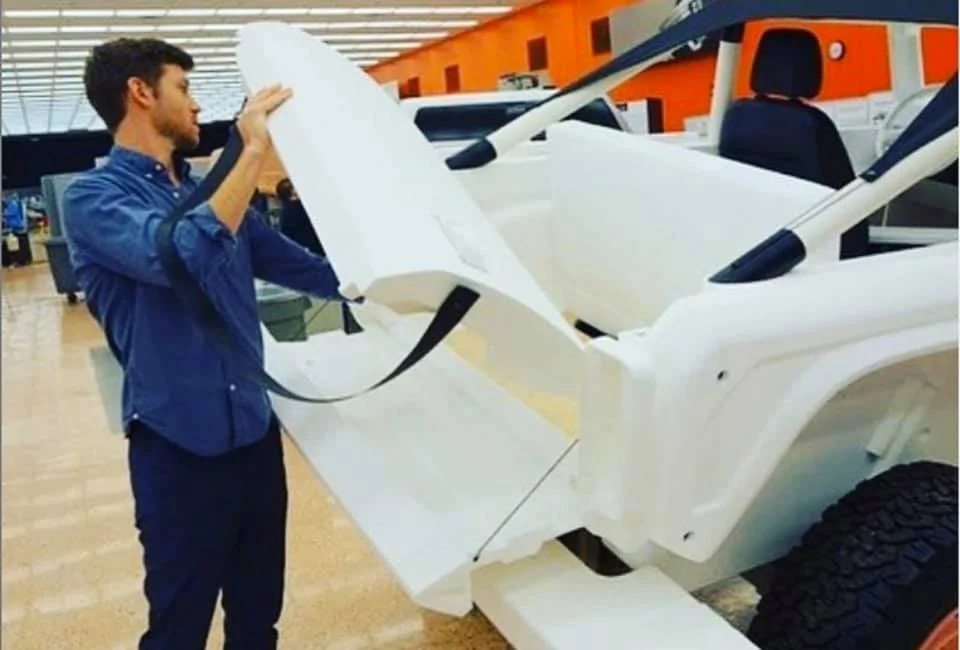 Ford Bronco Bronco as foam design prototype 2021-Bronco-Foam-Design-Model-2