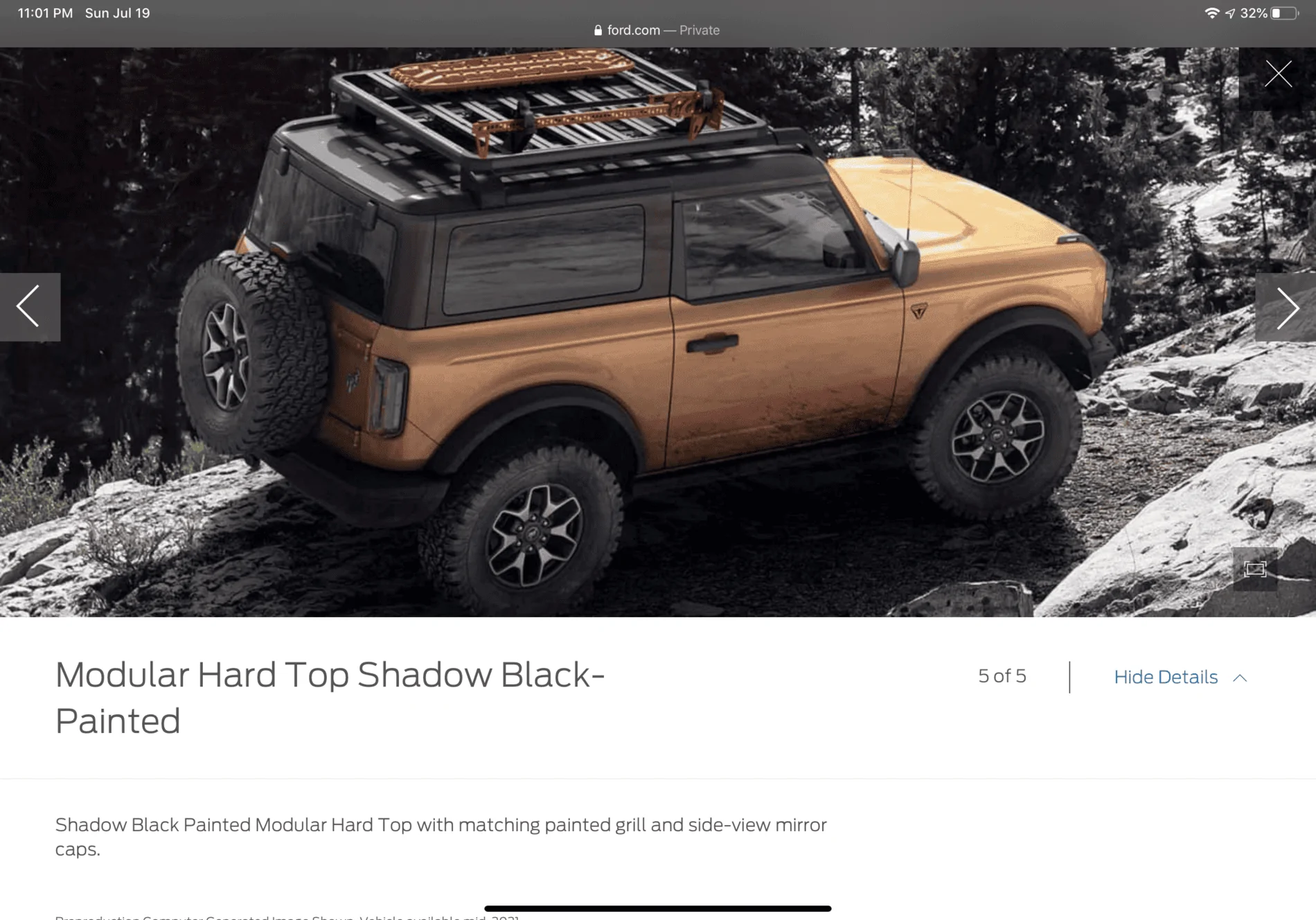 Ford Bronco Video: 3 Broncos at Different Heights and Roof Rack on 2 Door [Updated WIth More Photos Including Cactus Gray] Screenshot 2020-07-19 at 11.01.05 PM