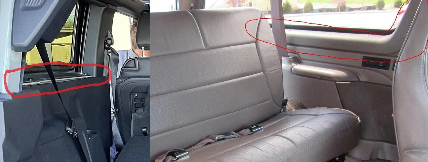 Ford Bronco “Plastic” Interior exposed trim