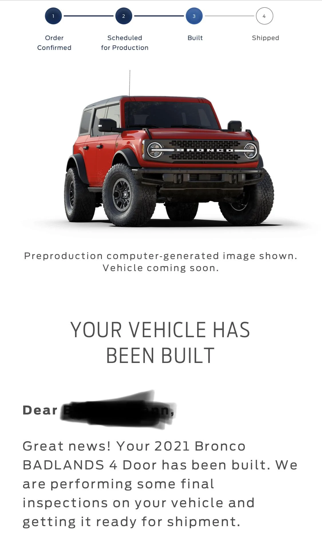 Ford Bronco “Your Bronco Has Been Built” Status Thread! 🤩 F56FB29C-2799-494A-BDA5-EF31BD415F87