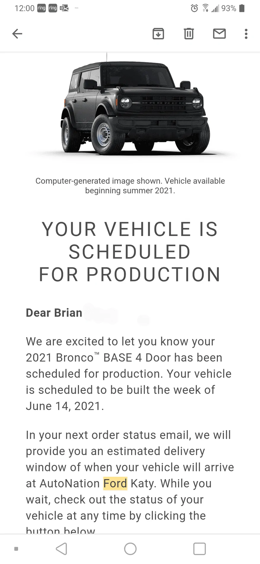 Ford Bronco THE my Bronco production build date has been DELAYED / MOVED BACK thread Screenshot_20210619-120001~2