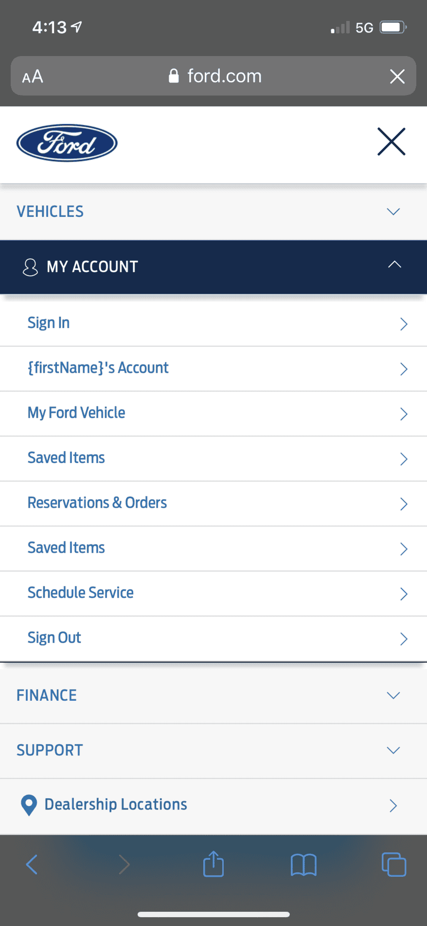 Ford Bronco Ford.com  account site crash ED6B4D1F-A347-493B-B6E1-1995E5EA69C6