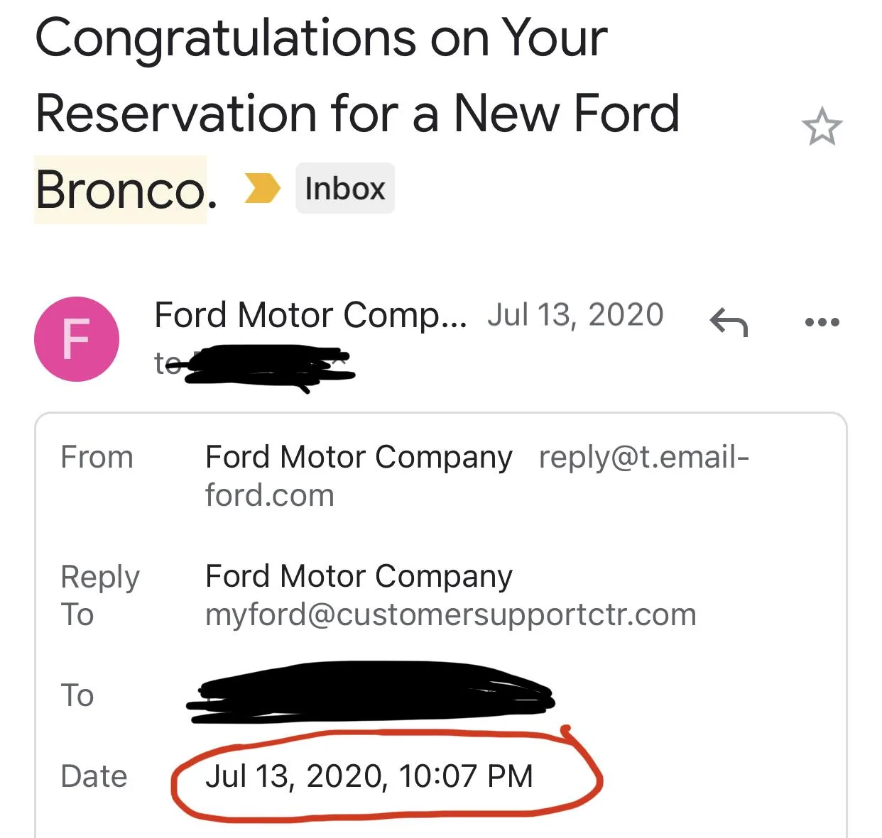 Ford Bronco Customer Bronco Incoming! 67B5A117-2556-47C2-856A-3F1273A7010C