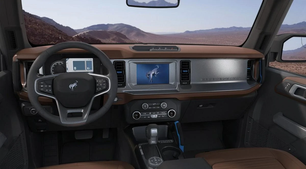 Ford Bronco Smaller Screen Mod OBX-Interior