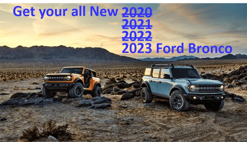 Ford Bronco 6/25 Email & FAQ: Modular Hardtops Delayed Until 2023MY | Price Protection Extension | Free Hardtop Prep Kit 1624717139538