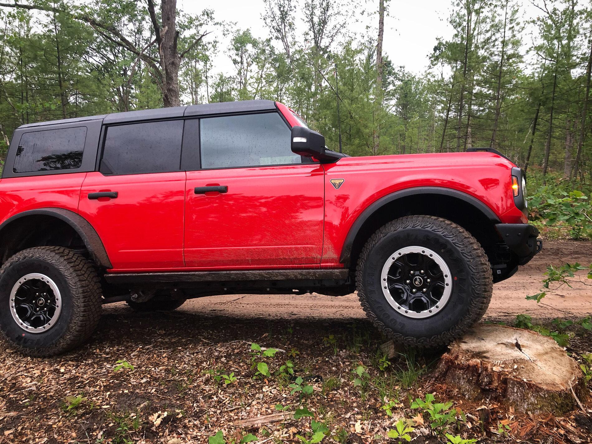 Ford Bronco First In-Depth Owner’s Review: 2021 Bronco Badlands 4-Door 2.7L Delivered 2021 Bronco Badlands Race Red 4-Door MIC To
