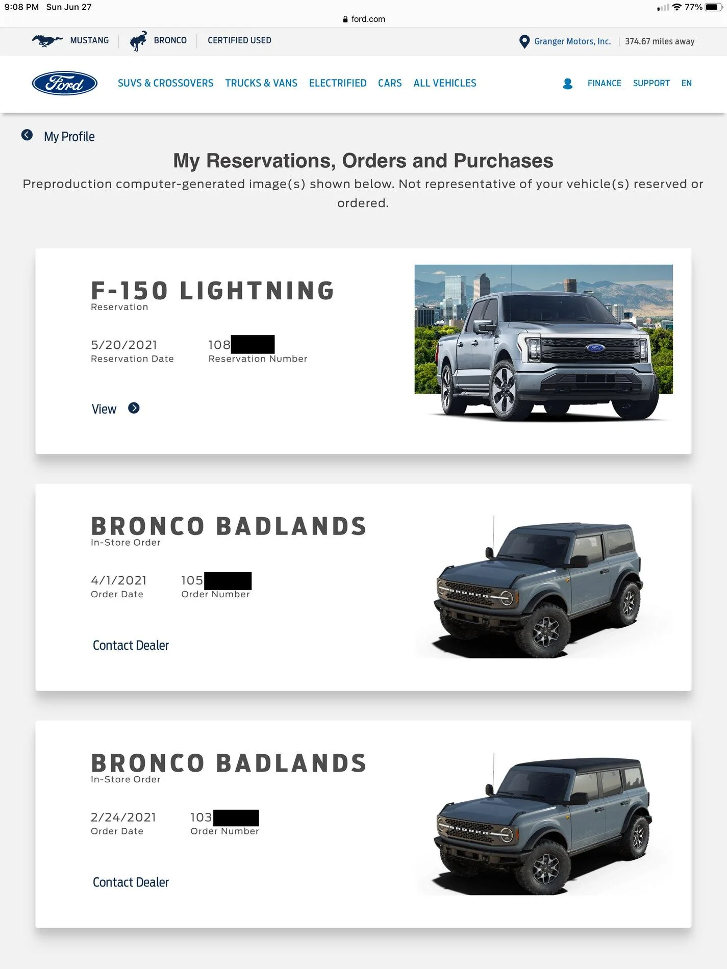 Ford Bronco So Ford is basically obliterating dealer allocations, right? 46176048-DEE1-455C-B338-66C0FC843D95