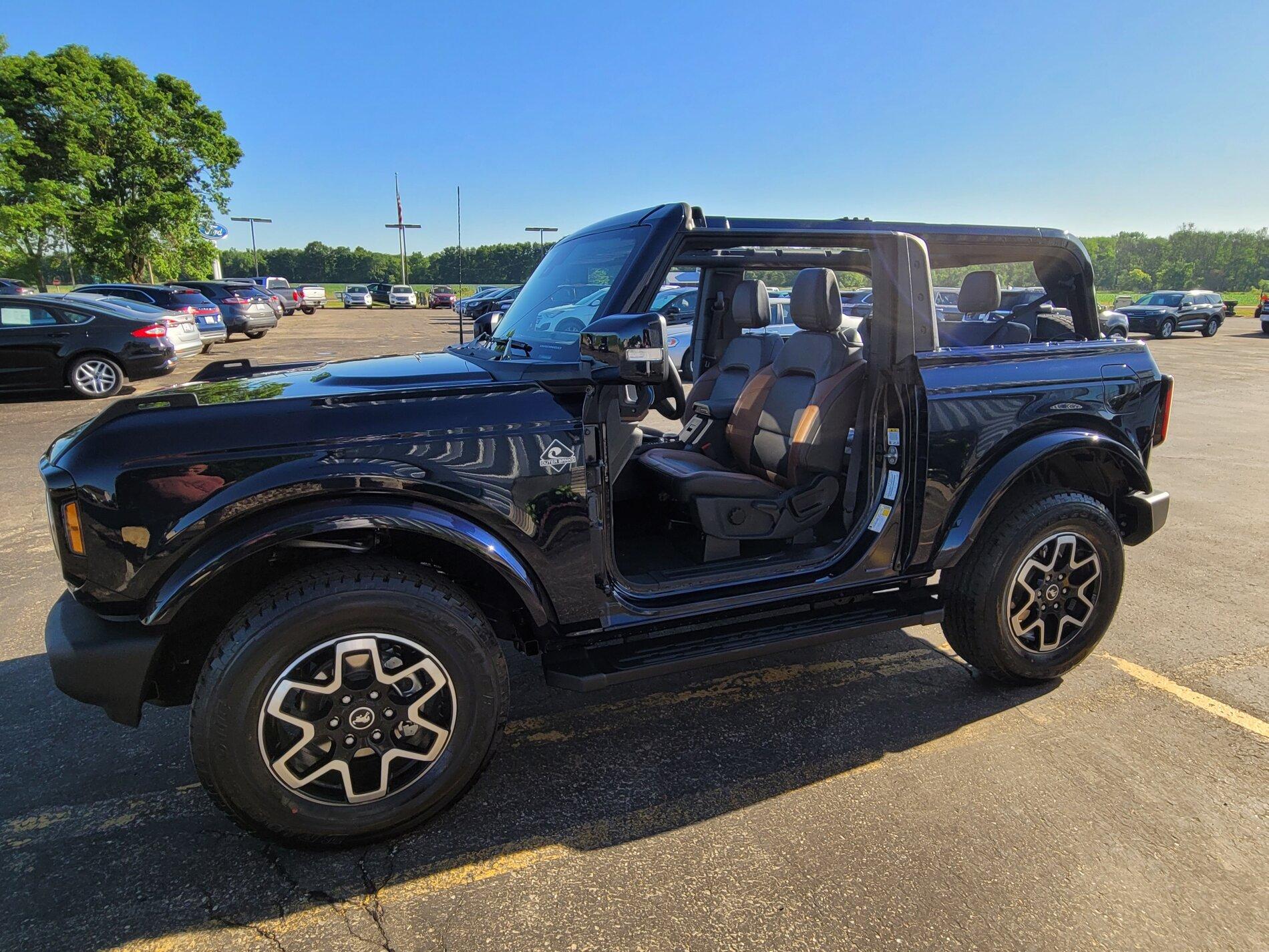 Ford Bronco ANTIMATTER BLUE Bronco Club antimatter blue abm 2021 Bronco 2 Door outer banks obx 1
