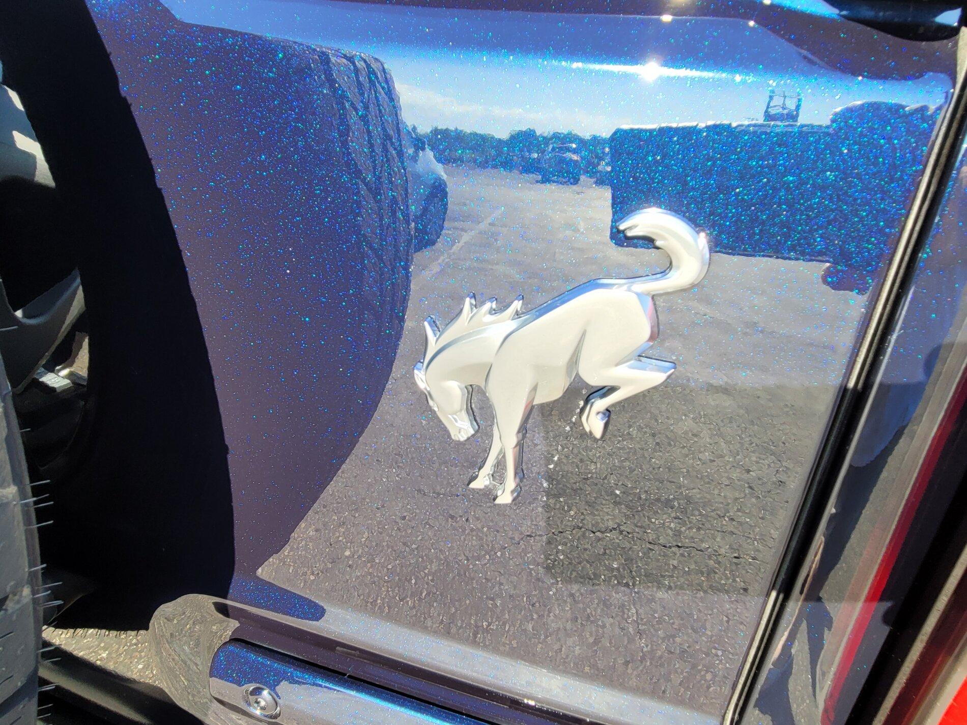 Ford Bronco ANTIMATTER BLUE Bronco Club antimatter blue abm 2021 Bronco 2 Door outer banks obx 5a