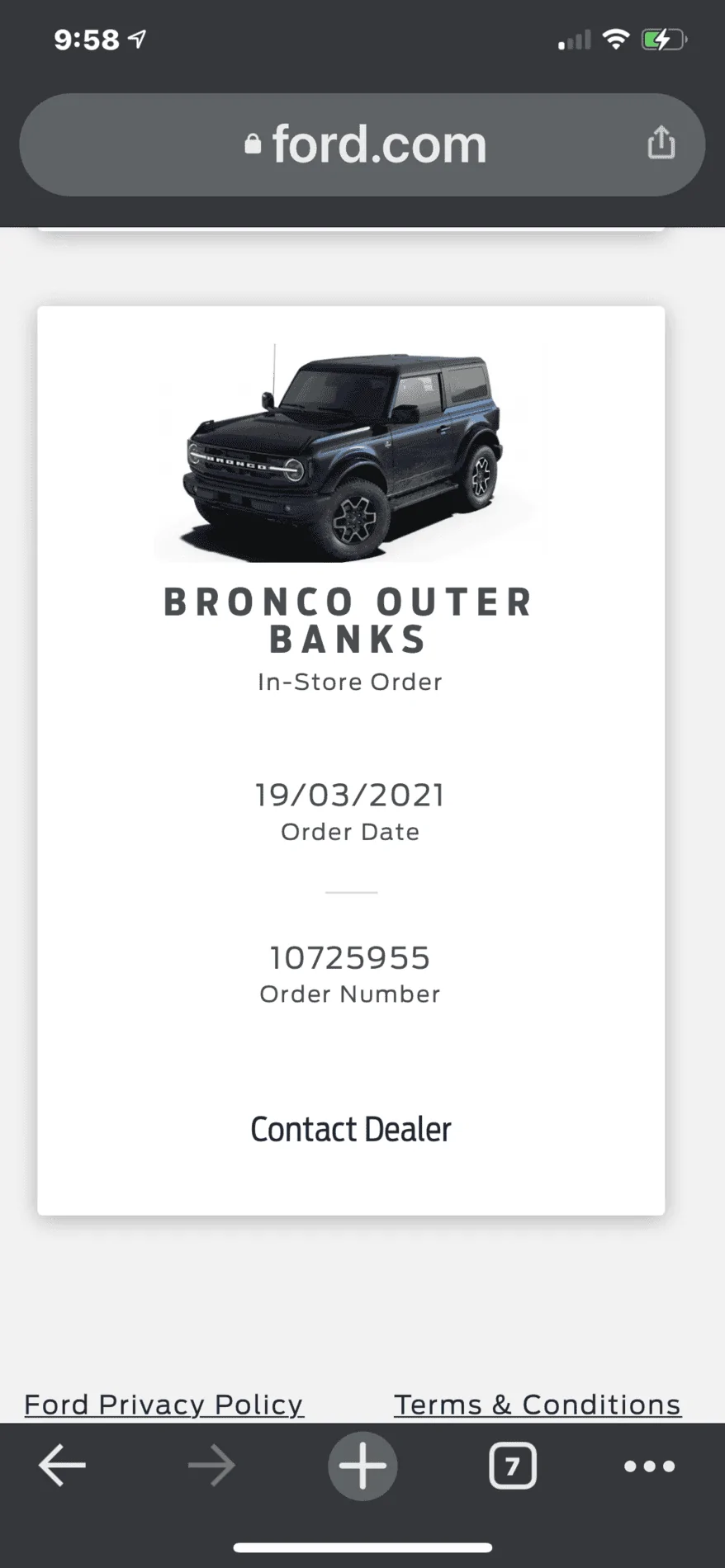 Ford Bronco So Ford is basically obliterating dealer allocations, right? 6C8F2F14-E7E9-4E20-9094-1E60340EF00D