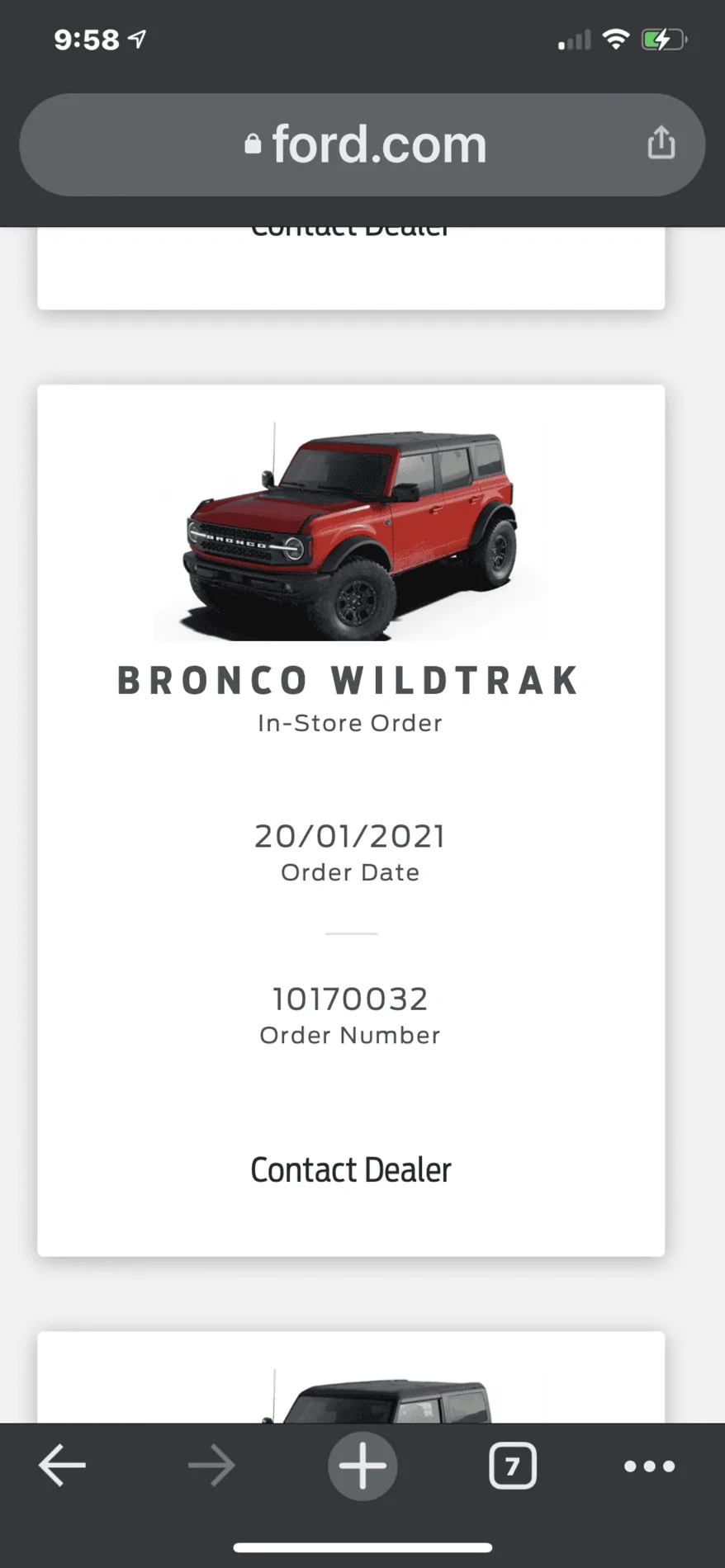 Ford Bronco So Ford is basically obliterating dealer allocations, right? 77A69C4C-8652-4F2A-A19C-145A86CCCCB7