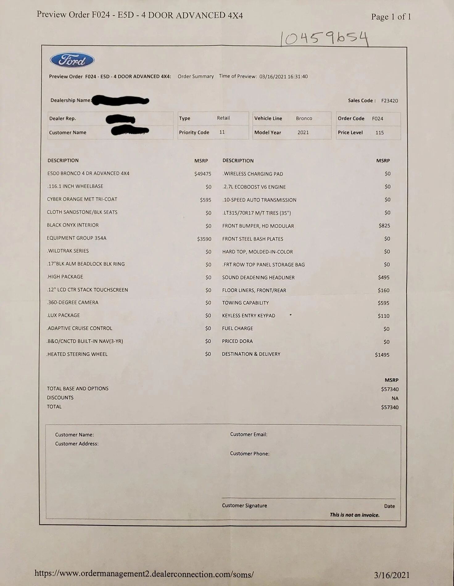 Ford Bronco Confused on order! Help 20210628_215204