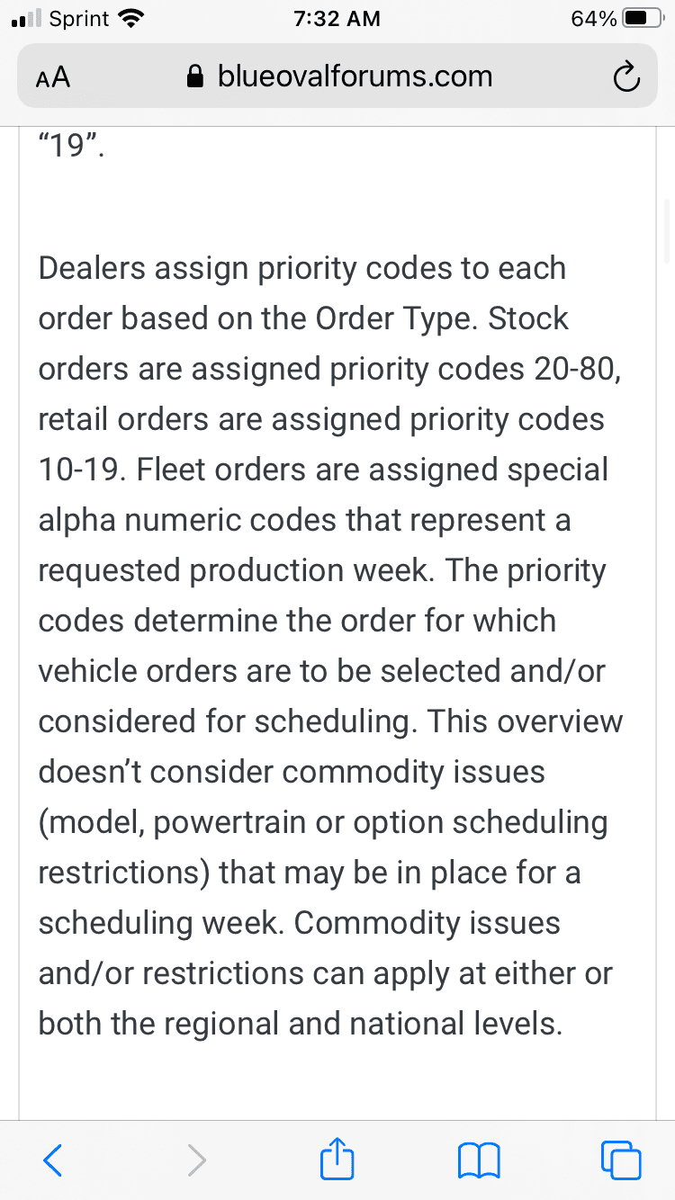 Ford Bronco Confused about priority numbers A83AF521-6996-4D5F-A398-2B4874CE4F99