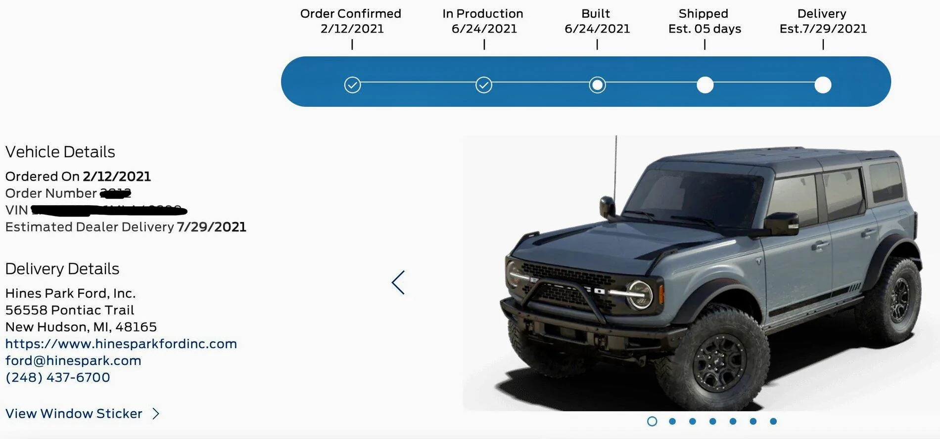 Ford Bronco THE my Bronco production build date has been DELAYED / MOVED BACK thread 4C5E8C24-36F2-478D-BB01-B9FDDA34B125
