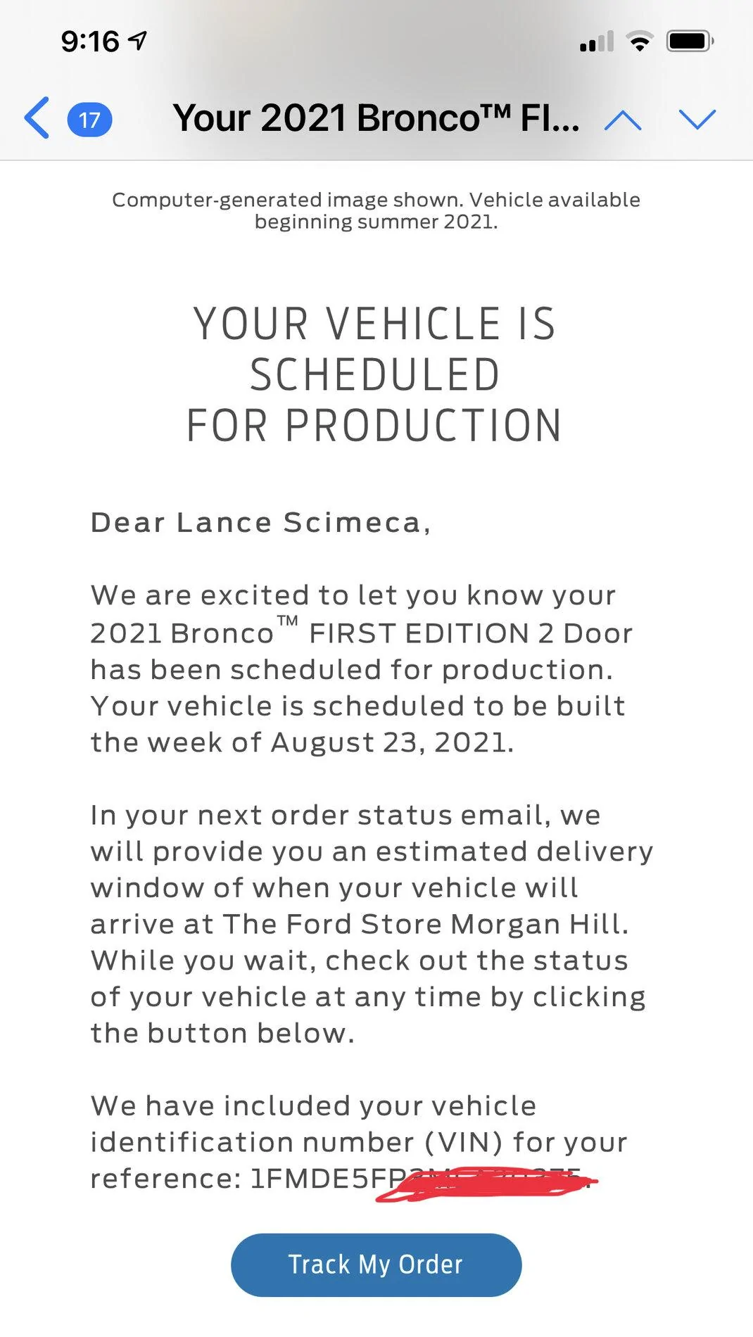 Ford Bronco July 1 Email Group! build dat