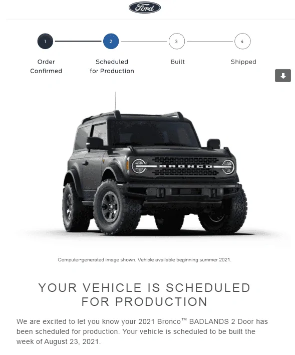 Ford Bronco July 1 Email Group! Captur