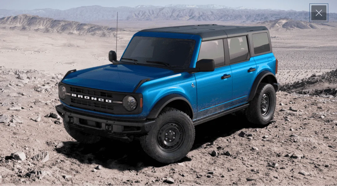 Ford Bronco Black Steel Wheels? 1625236098906