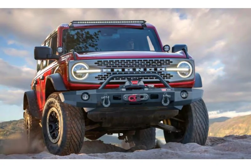 Ford Bronco Warn Bronco Elite front Bumpers! 107856-warn-front-bumper-grille-guard