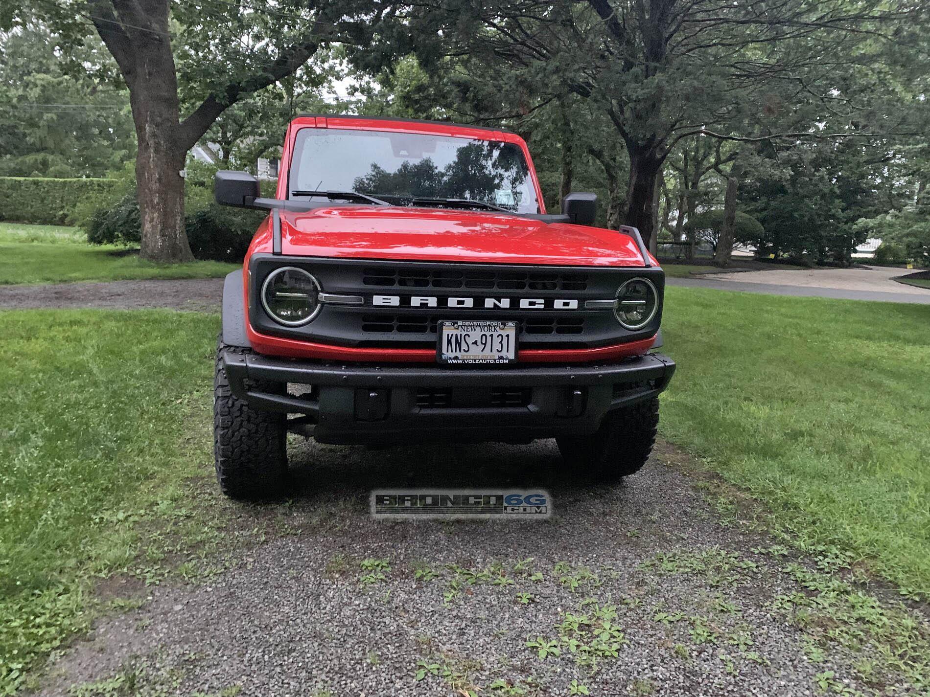 Ford Bronco Bye Bye Steelies. Hello RTR Wheels on my 2021 Bronco RTR tech 6 wheel on 2021 Bronco 4-Door Race Red 6