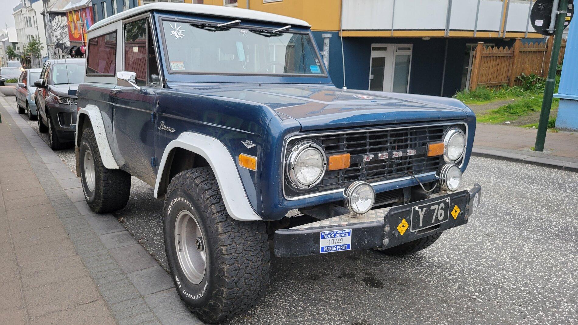 Ford Bronco Classic in Iceland 20210629_211826
