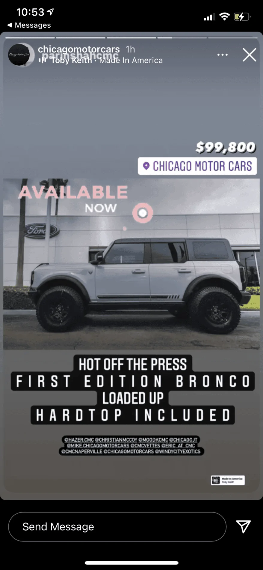 Ford Bronco First Edition for sale 99K DFA88EB8-F2A7-4889-91FD-42B29D91E659