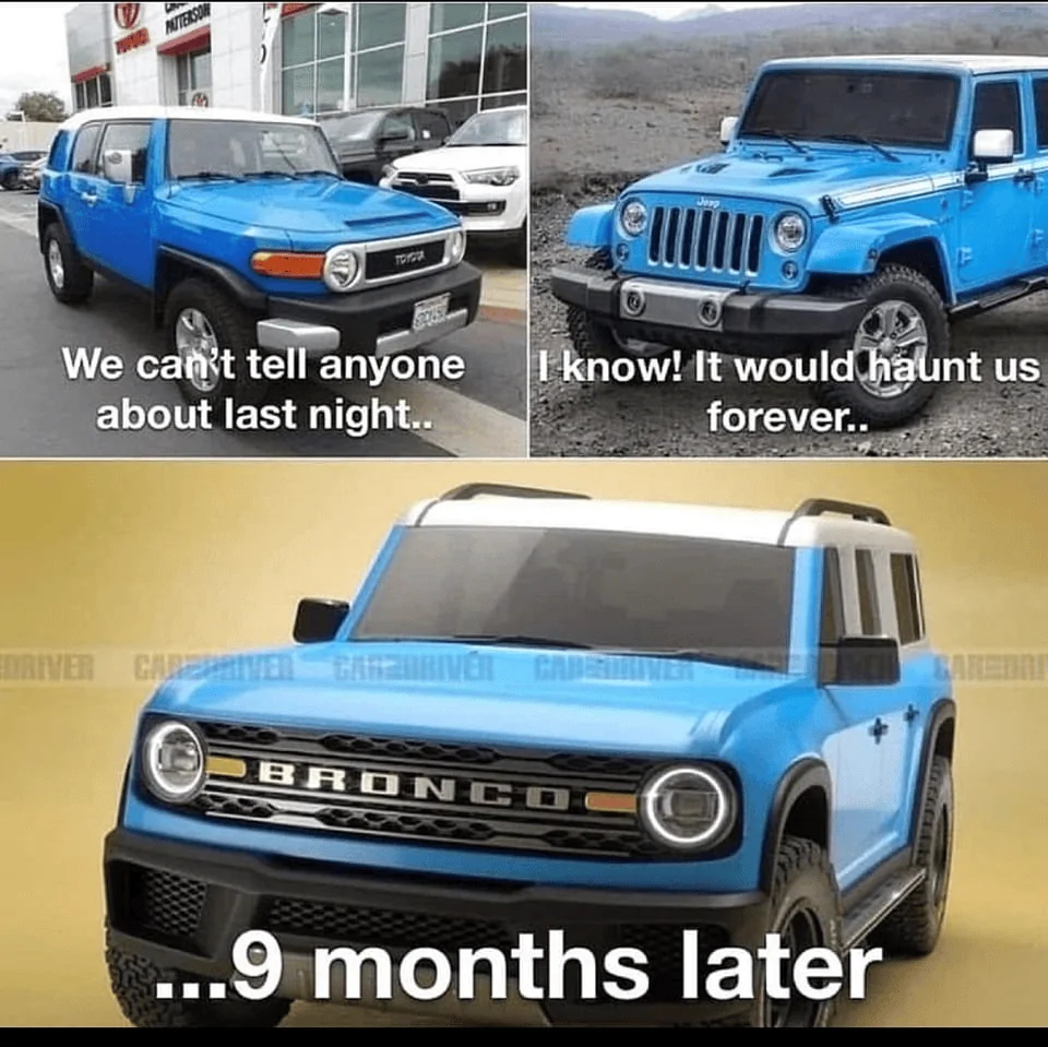 Ford Bronco That's about right... 1625555277462