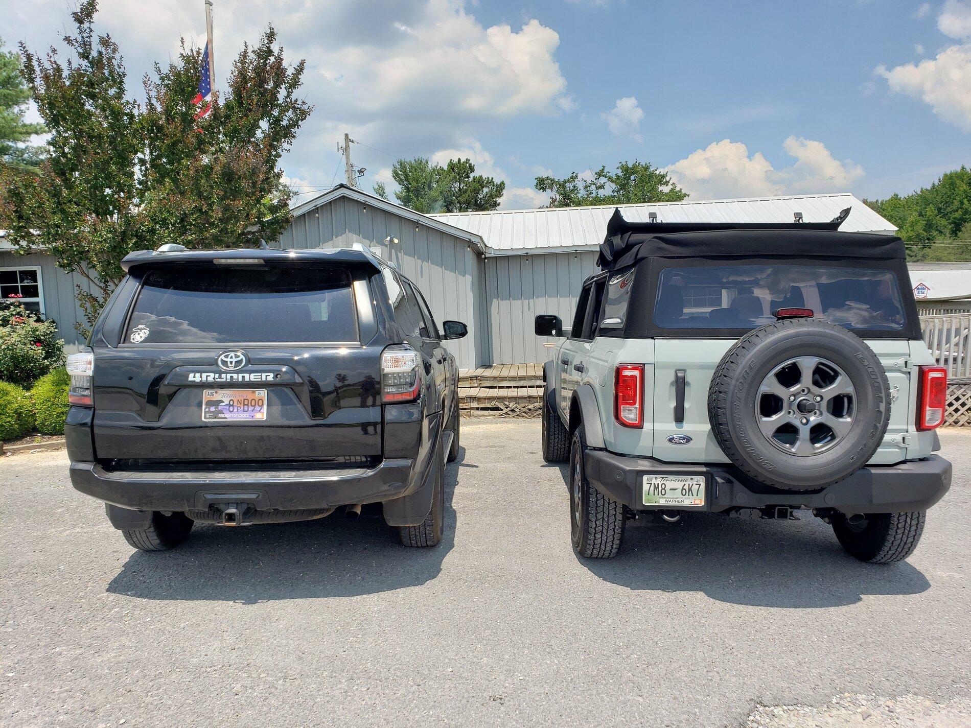Ford Bronco 2021 Bronco vs 4Runner Pics / Extended MPG in real-world / O.A.S 20210706_115538