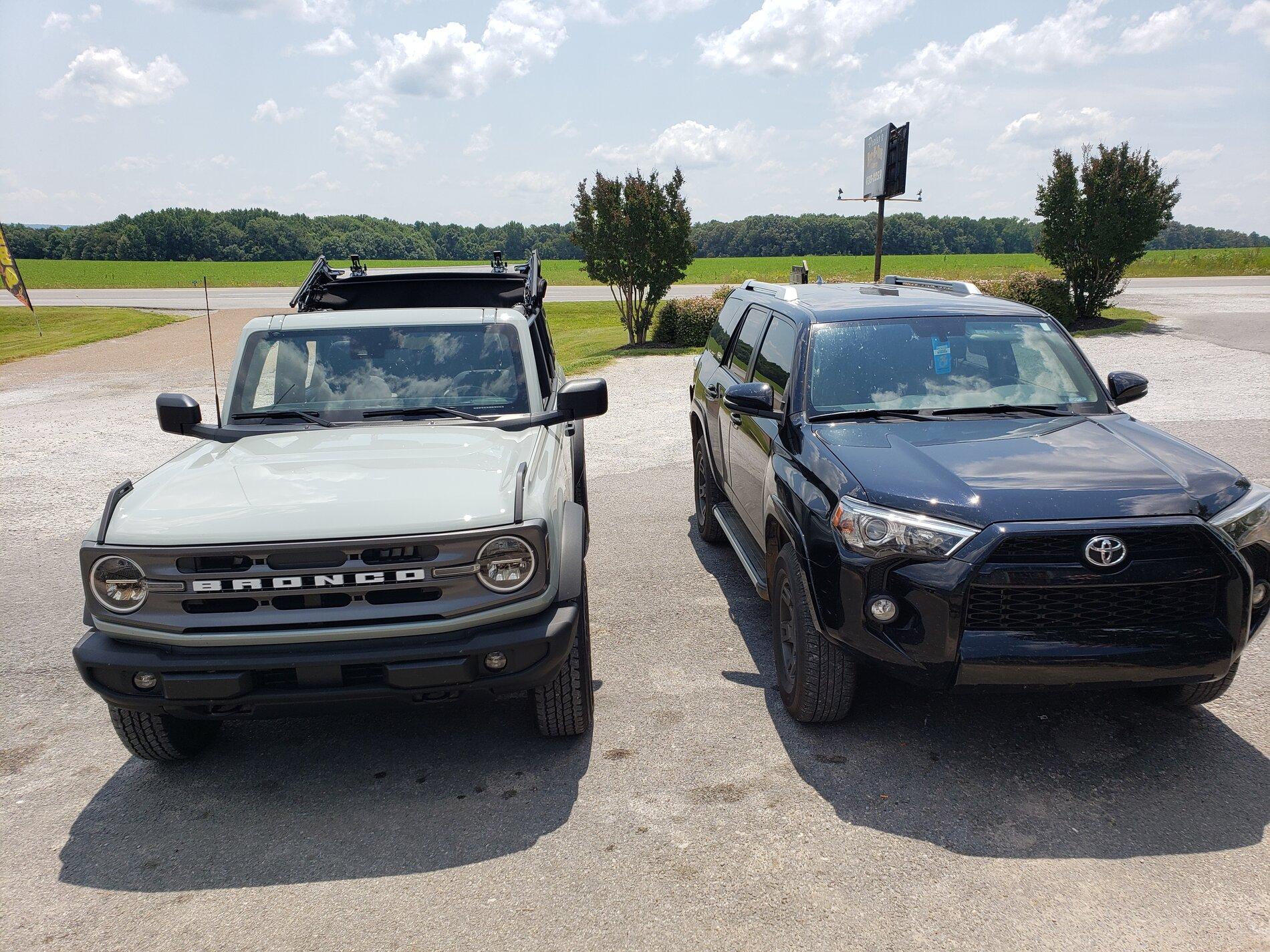 Ford Bronco 2021 Bronco vs 4Runner Pics / Extended MPG in real-world / O.A.S 20210706_115603