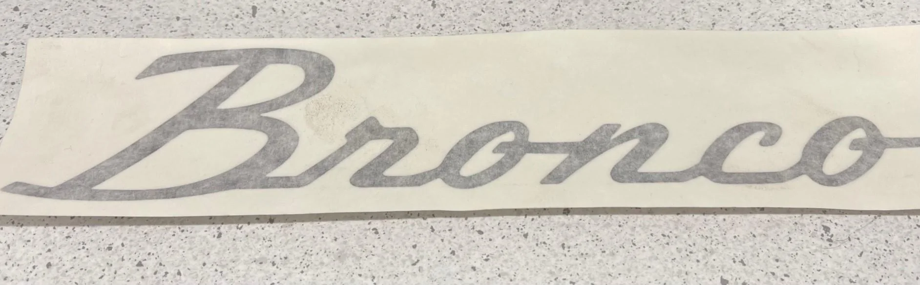 Ford Bronco Is anyone debadging or rebadging their Bronco? bronco fender sticker