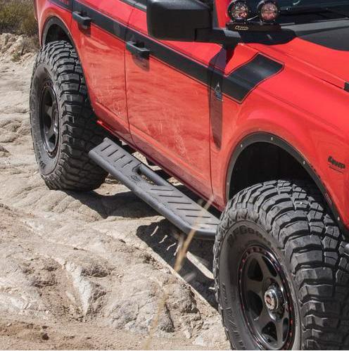 Ford Bronco Rock Rails, Side Steps, and Sliders. 4wpsteps