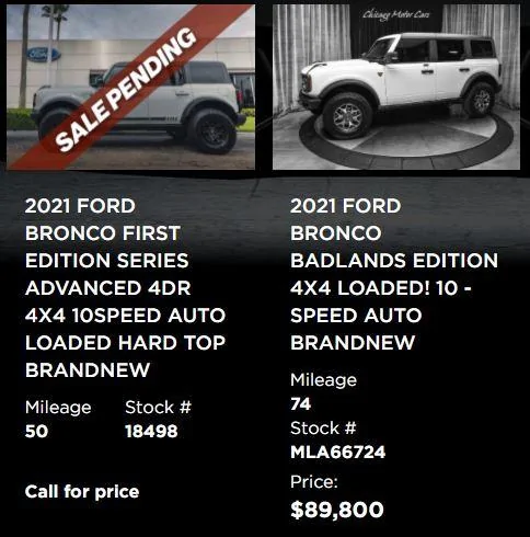 Ford Bronco Northern Illinois Captur