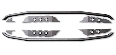 Ford Bronco Rock Rails, Side Steps, and Sliders. DIY-50-050-2T