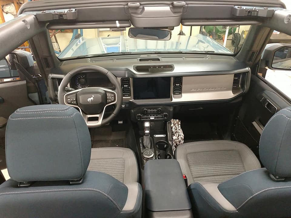 Ford Bronco My Outer Banks Bronco build interior top view