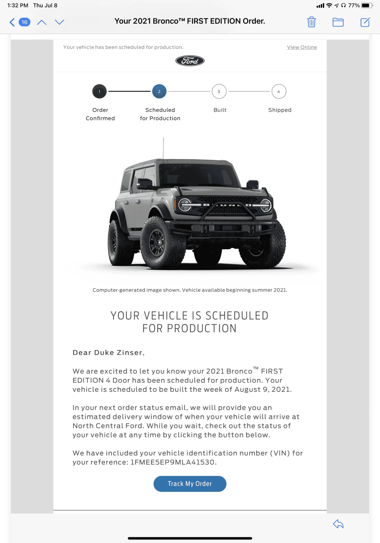 Ford Bronco Reservation vs Order Date impact 5DDE9DBD-61C2-4444-8C1C-D57D5157B60D