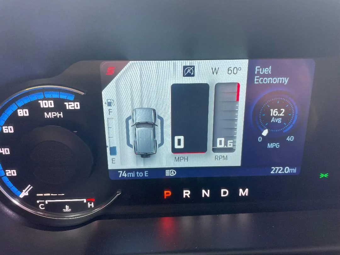 Ford Bronco Test Drive Produces Bronco Joy -- Review of 2-Door Bronco 2.7L in New Hampshire Bronco Digital Cluster