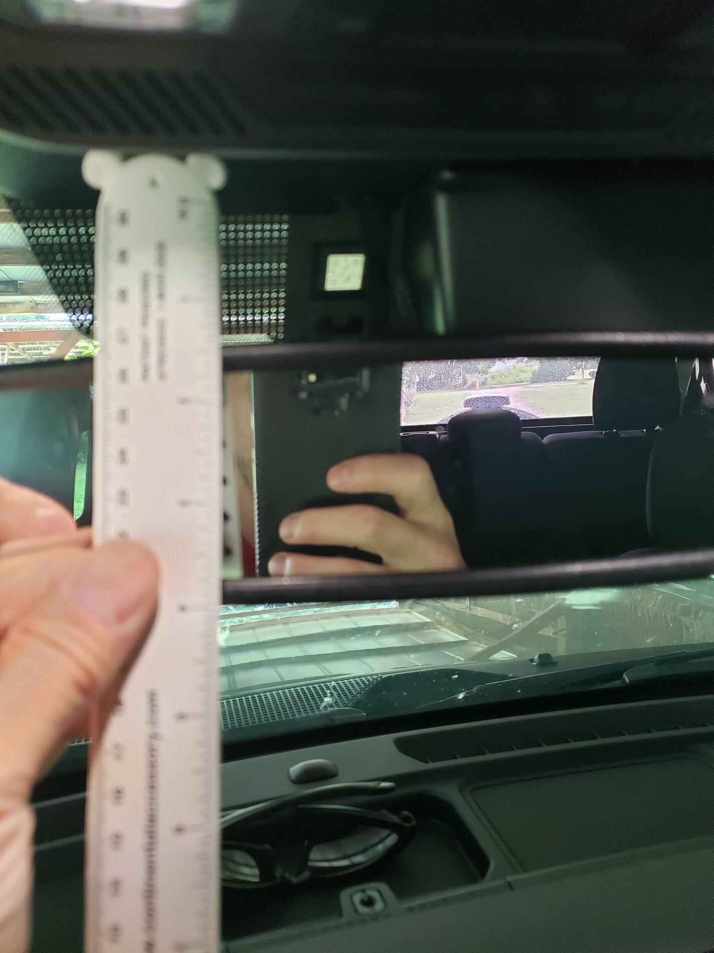 Ford Bronco PIC REQUEST: Rearview Mirror 20210709_090506