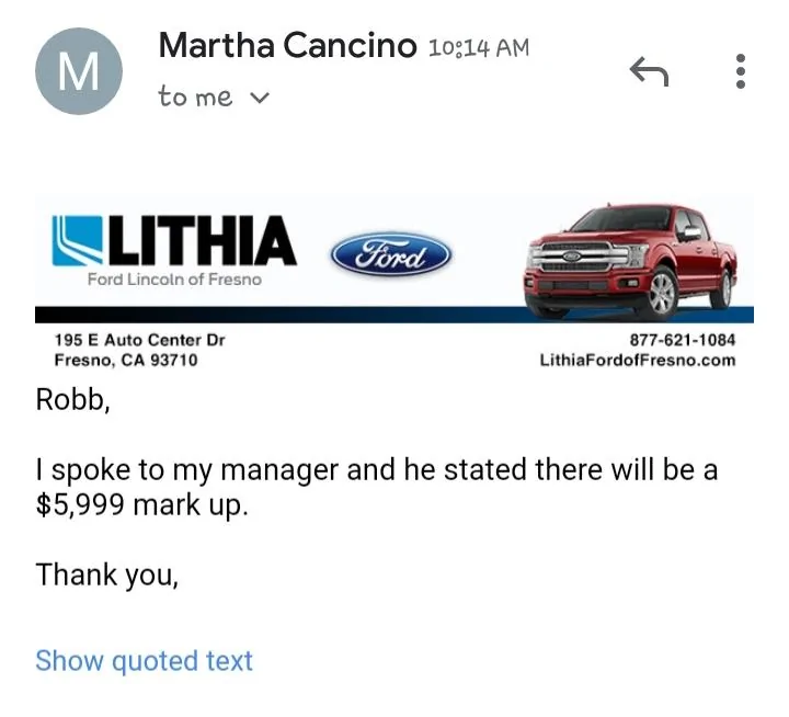 Ford Bronco Dealership Changing MSRP Deal 20210708_102006