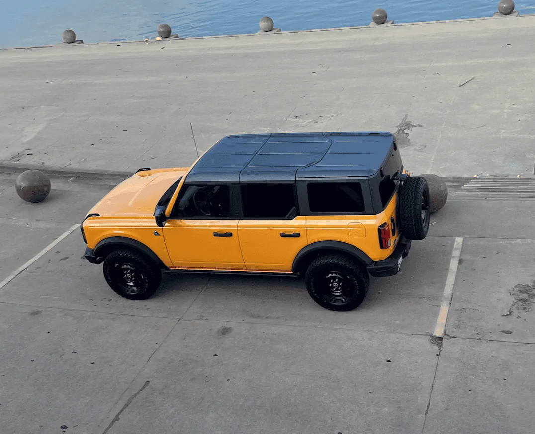 Ford Bronco My Cyber Orange Black Diamond 6cyl Auto Build Delivered (w/ Intro Video) topprofil