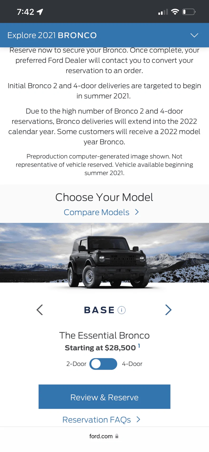 Ford Bronco Order Reservation - How? C04B9DD6-E8B8-44D1-A28A-F576B5A6E305