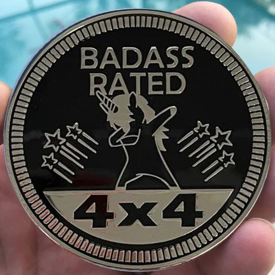 Ford Bronco Parody "Trail Rated" Badges BA Rated badg